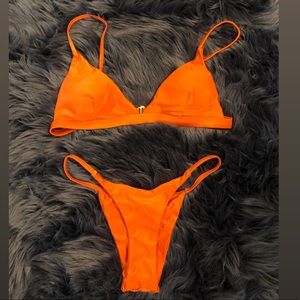 SHEIN Orange Bikini - Size M